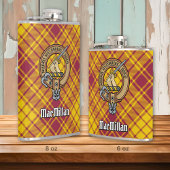 Clan MacMillan Crest over jurk Tartan Heupfles