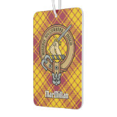 Clan MacMillan Crest over jurk Tartan Luchtverfrisser (Links)