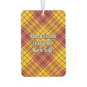 Clan MacMillan Crest over jurk Tartan Luchtverfrisser (Achterkant)