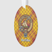 Clan MacMillan Crest over jurk Tartan Ornament (voorkant)