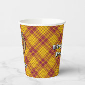 Clan MacMillan Crest over jurk Tartan Papieren Bekers (Links)