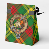 Clan MacMillan Crest over Tartan Bedankdoosjes (Achterkant)
