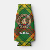 Clan MacMillan Crest over Tartan Flesjeskoeler (Voorkant)