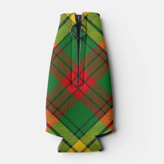 Clan MacMillan Crest over Tartan Flesjeskoeler (Achterkant)