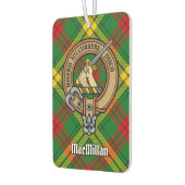 Clan MacMillan Crest over Tartan Luchtverfrisser (Links)