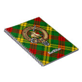 Clan MacMillan Crest over Tartan Notitieboek (Rechterzijde)