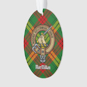 Clan MacMillan Crest over Tartan Ornament (voorkant)