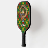 Clan MacMillan Crest over tartan Pickleball Paddle (Links)