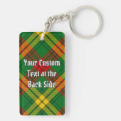 Clan MacMillan Crest over Tartan Sleutelhanger (achterkant)