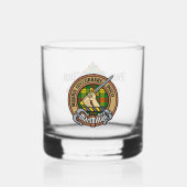 Clan MacMillan Crest over Tartan Whisky Glas (Voorkant)