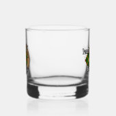 Clan MacMillan Crest over Tartan Whisky Glas (Links)