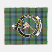 Clan MacMillan Hunting Ancient Tartan Pset Fleece Deken (Voorkant (Horizontaal))