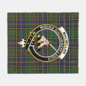 Clan MacMillan Hunting Modern Tartan Pset Fleece Deken (Voorkant (Horizontaal))