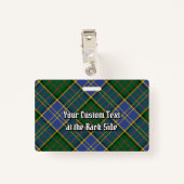 Clan MacMillan Hunting Tartan Badge (Achterkant met clip)