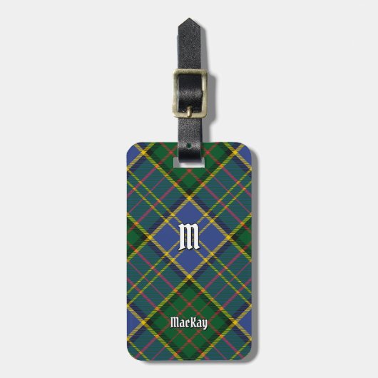 Clan MacMillan Hunting Tartan Bagagelabel (Voorkant verticaal)