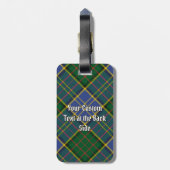 Clan MacMillan Hunting Tartan Bagagelabel (Achterkant verticaal)