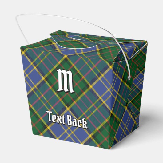 Clan MacMillan Hunting Tartan Bedankdoosjes (Achterkant)