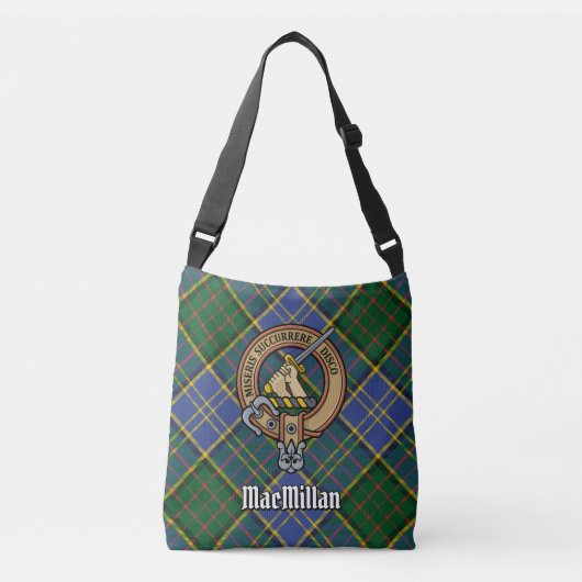 Clan MacMillan Hunting Tartan Crossbody Tas (Voorkant)