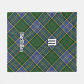 Clan MacMillan Hunting Tartan Fleece Deken (Voorkant (Horizontaal))