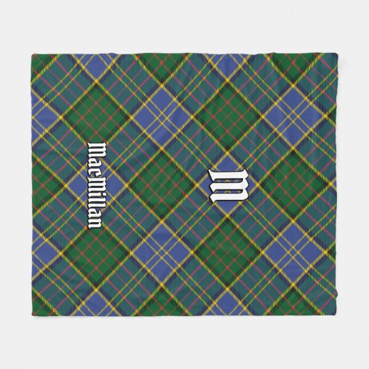 Clan MacMillan Hunting Tartan Fleece Deken (Voorkant (Horizontaal))