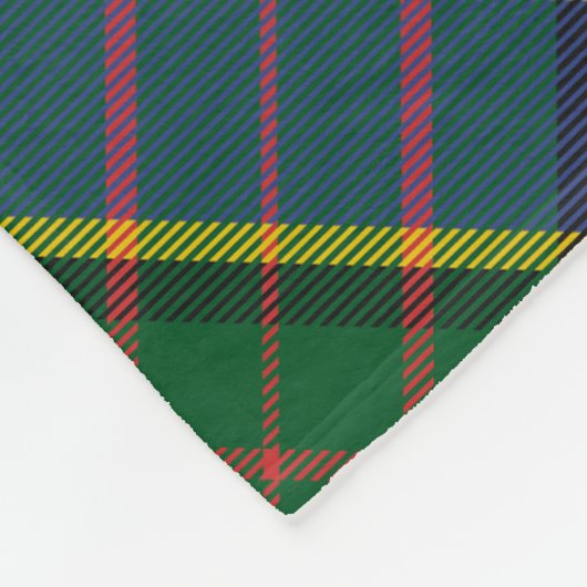 Clan MacMillan Hunting Tartan Fleece Deken (Hoek)