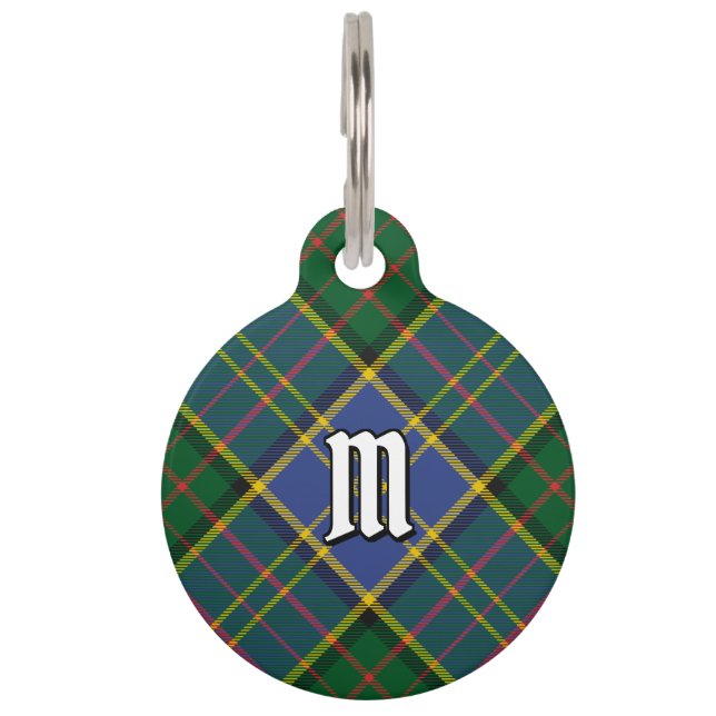 Clan MacMillan Hunting Tartan Huisdierpenning (Voorkant)