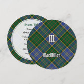 Clan MacMillan Hunting Tartan Kaart (Voorkant / Achterkant)