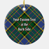 Clan MacMillan Hunting Tartan Keramisch Ornament (Achterkant)