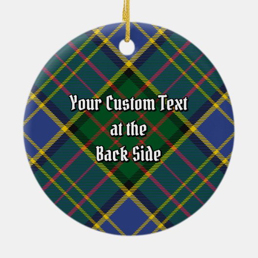 Clan MacMillan Hunting Tartan Keramisch Ornament (Achterkant)