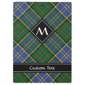 Clan MacMillan Hunting Tartan Klembord (Achterkant)