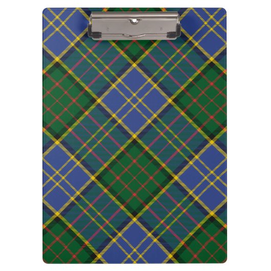 Clan MacMillan Hunting Tartan Klembord (Voorkant)