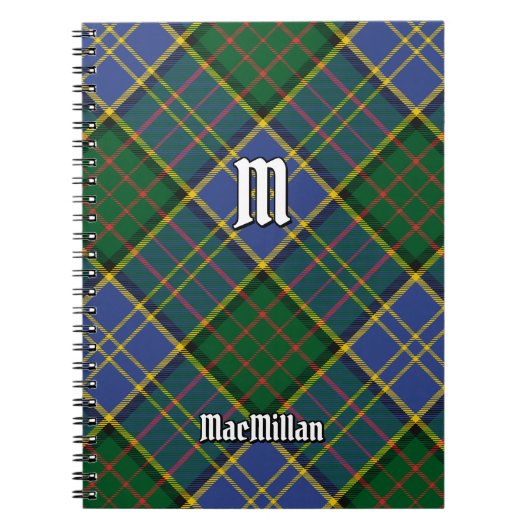 Clan MacMillan Hunting Tartan Notitieboek (Voorkant)