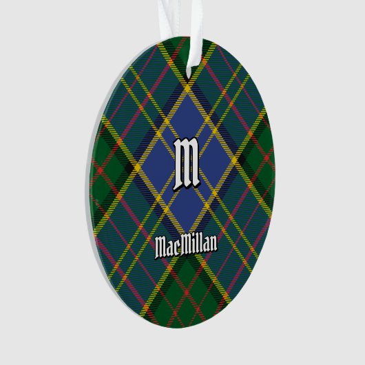 Clan MacMillan Hunting Tartan Ornament (voorkant)