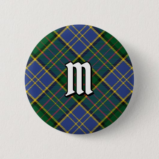 Clan MacMillan Hunting Tartan Ronde Button 5,7 Cm (Voorkant)