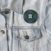 Clan MacMillan Hunting Tartan Ronde Button 5,7 Cm (In situ)