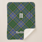 Clan MacMillan Hunting Tartan Sherpa Deken (Voorkant)
