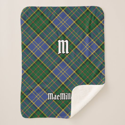 Clan MacMillan Hunting Tartan Sherpa Deken (Voorkant)