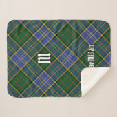 Clan MacMillan Hunting Tartan Sherpa Deken (Voorkant (horizontaal))