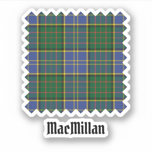 Clan MacMillan Hunting Tartan Sticker (Voorkant)