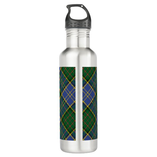 Clan MacMillan Hunting Tartan Waterfles (Achterkant)