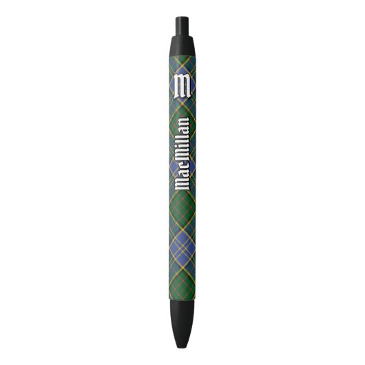 Clan MacMillan Hunting Tartan Zwarte Inkt Pen (Voorkant Verticaal)