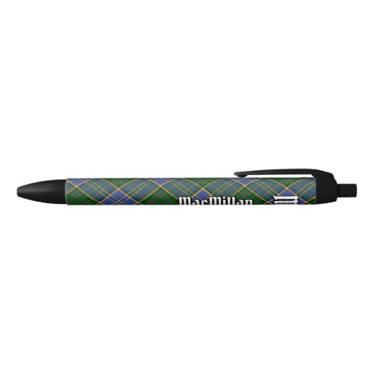 Clan MacMillan Hunting Tartan Zwarte Inkt Pen (Bovenkant)