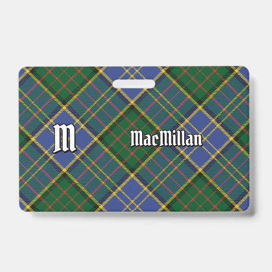 Clan MacMillan jacht-tartan Badge (Voorzijde)