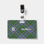 Clan MacMillan jacht-tartan Badge (Voorzijde met clip)