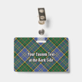 Clan MacMillan jacht-tartan Badge (Achterkant met clip)