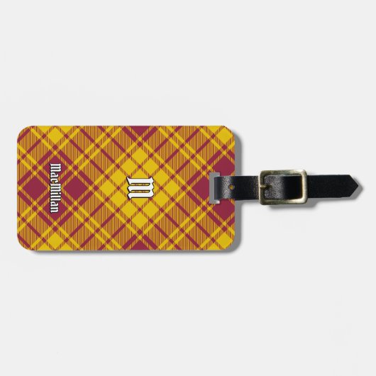 Clan MacMillan Jurk Tartan Bagagelabel (Voorkant horizontaal)