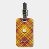 Clan MacMillan Jurk Tartan Bagagelabel (Voorkant verticaal)