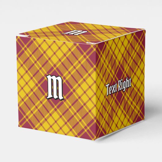 Clan MacMillan Jurk Tartan Bedankdoosjes (Voorkant Zijde)