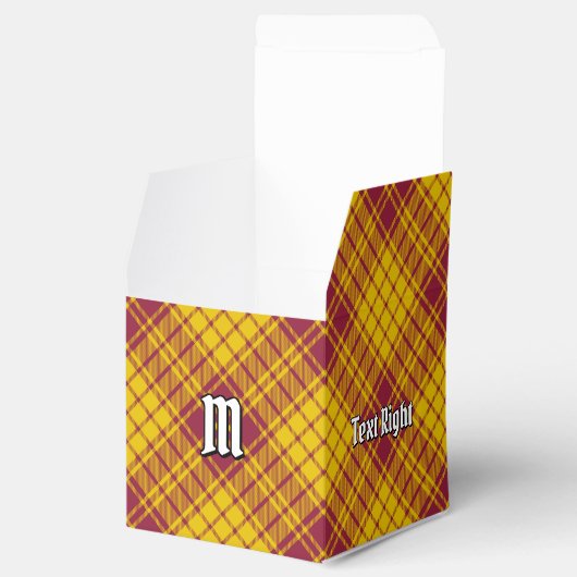 Clan MacMillan Jurk Tartan Bedankdoosjes (Geopend)