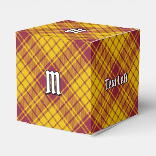 Clan MacMillan Jurk Tartan Bedankdoosjes (Achterkant)